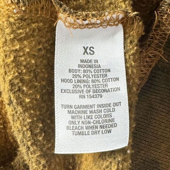 Aeropostale New York Cotton Blend Tie‎ dye Hoodie Pull Over women's size XS - Picture 5 of 5